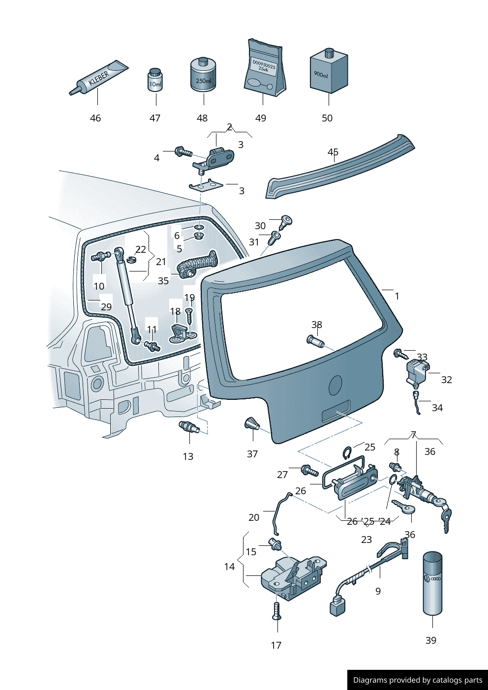 Car part diagram