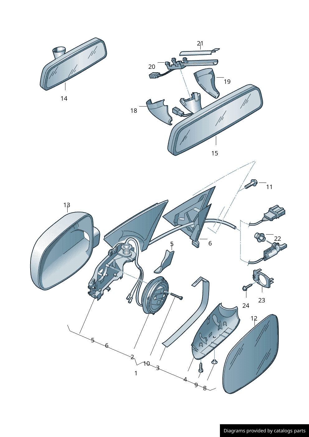 Car part diagram