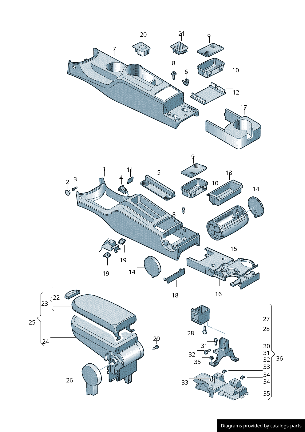 Car part diagram