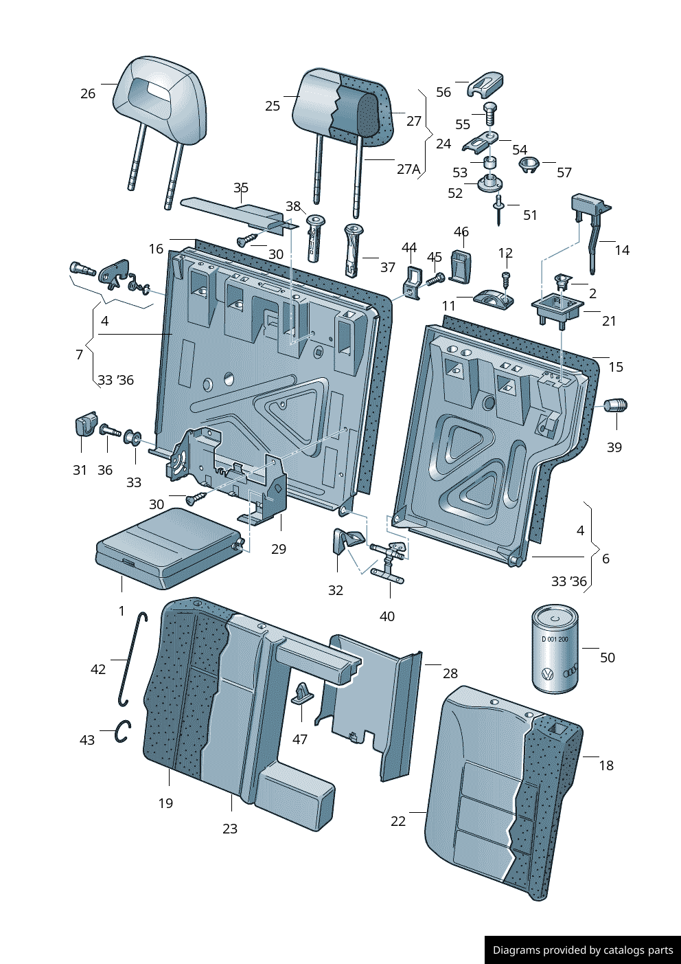 Car part diagram