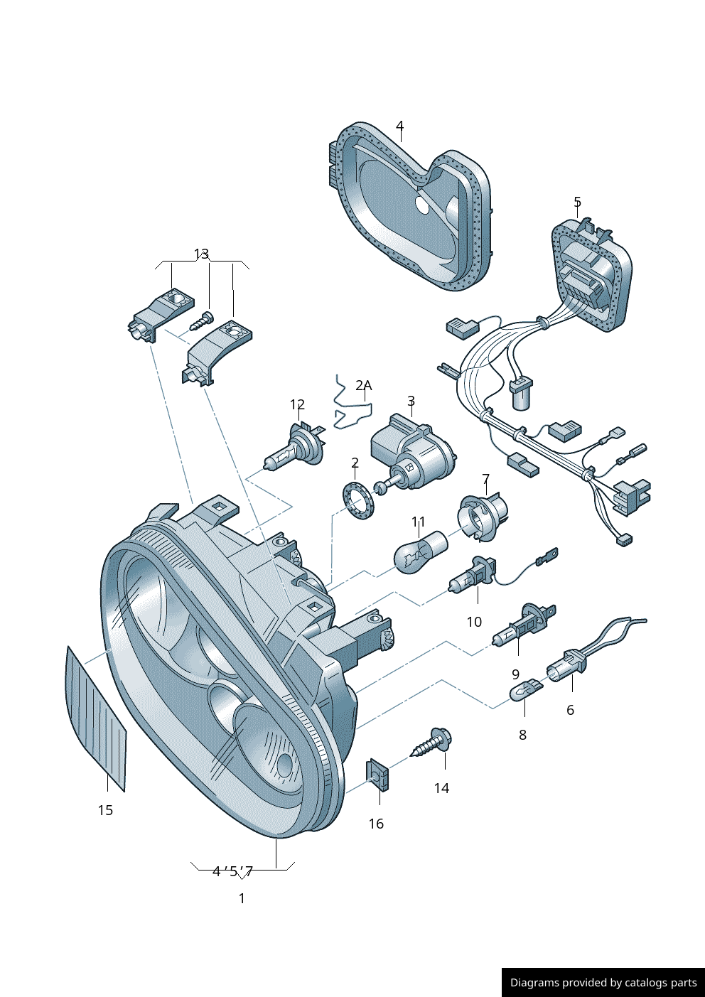Car part diagram