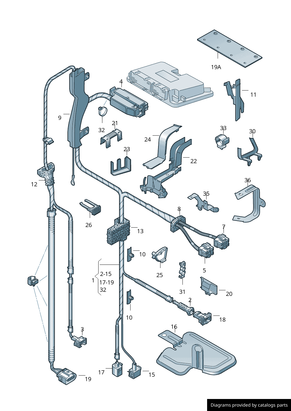Car part diagram