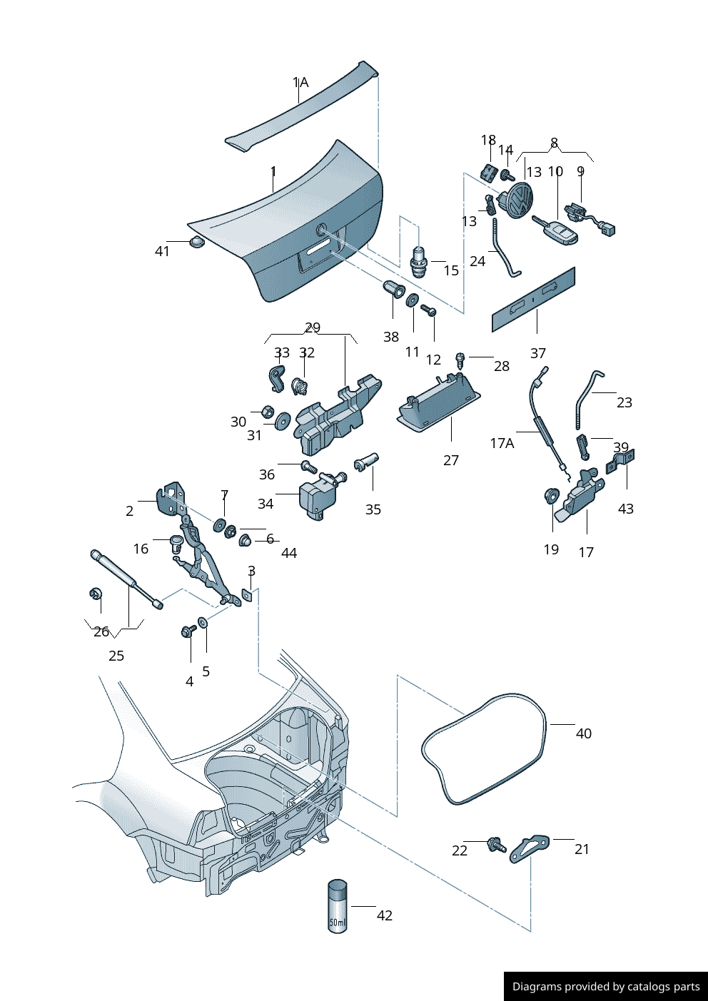 Car part diagram