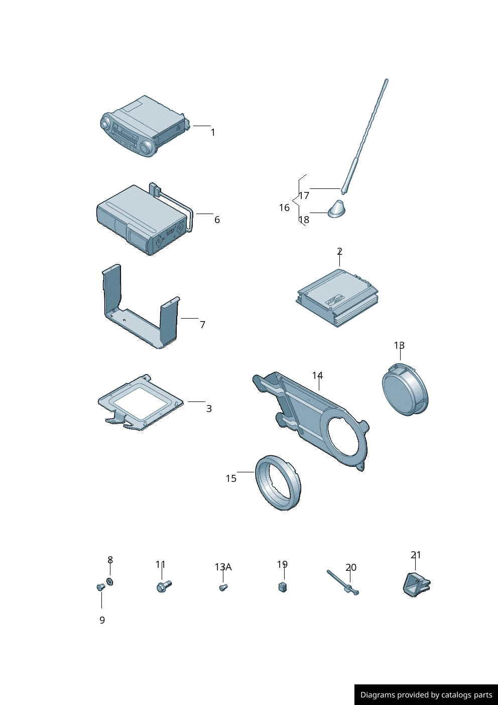 Car part diagram