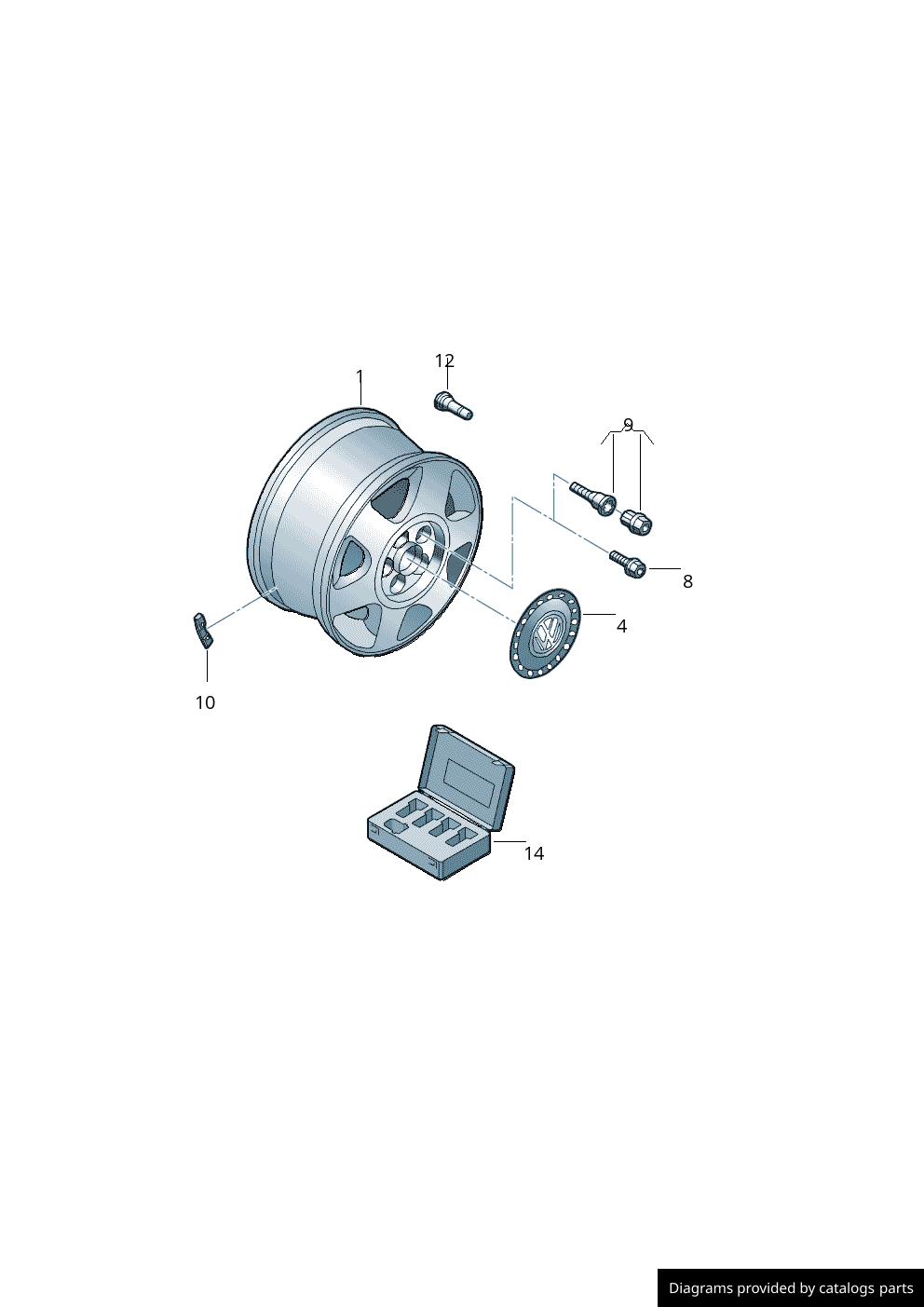Car part diagram