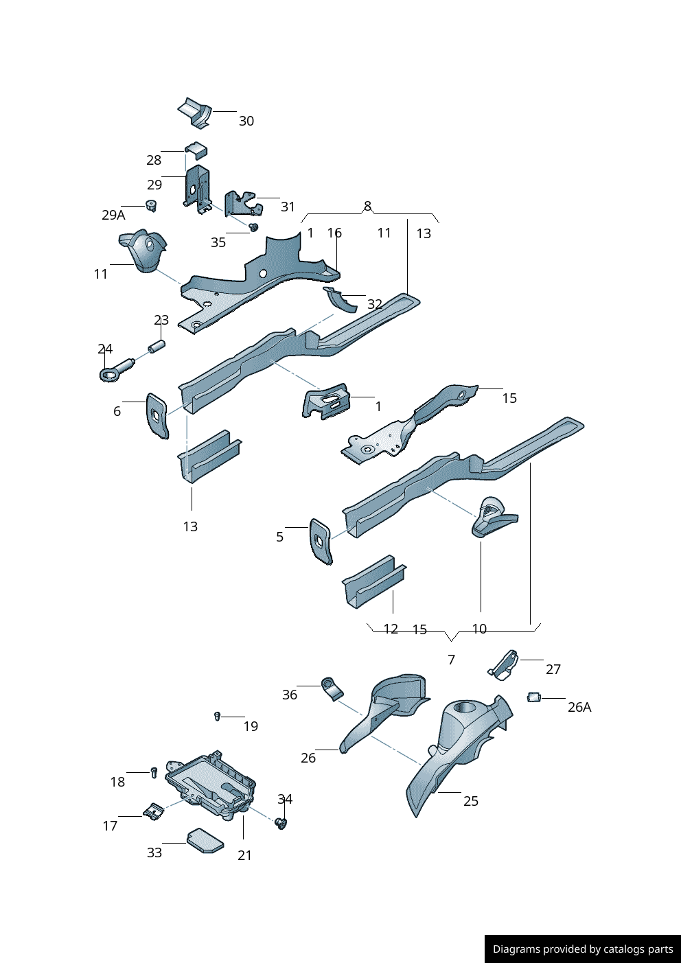 Car part diagram