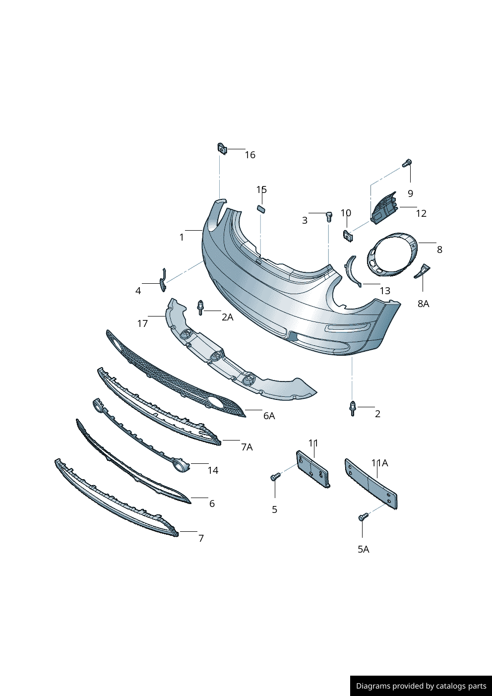 Car part diagram