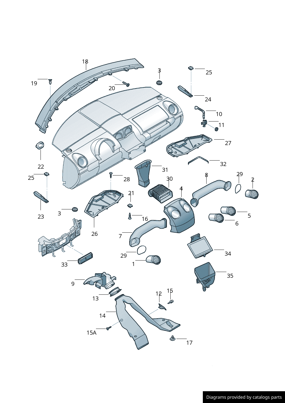 Car part diagram