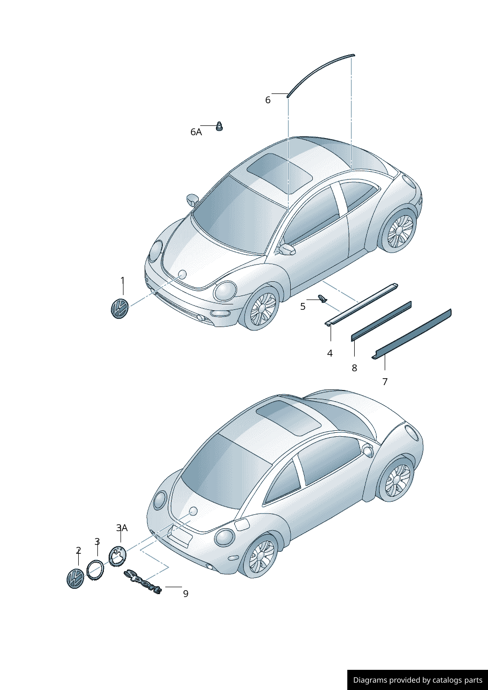 Car part diagram