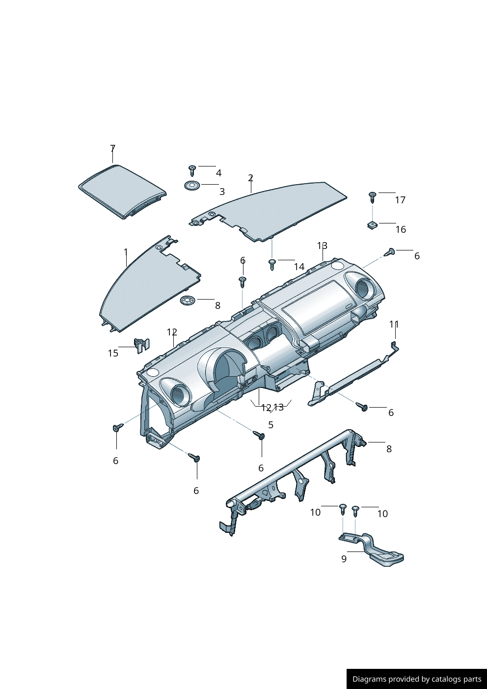 Car part diagram