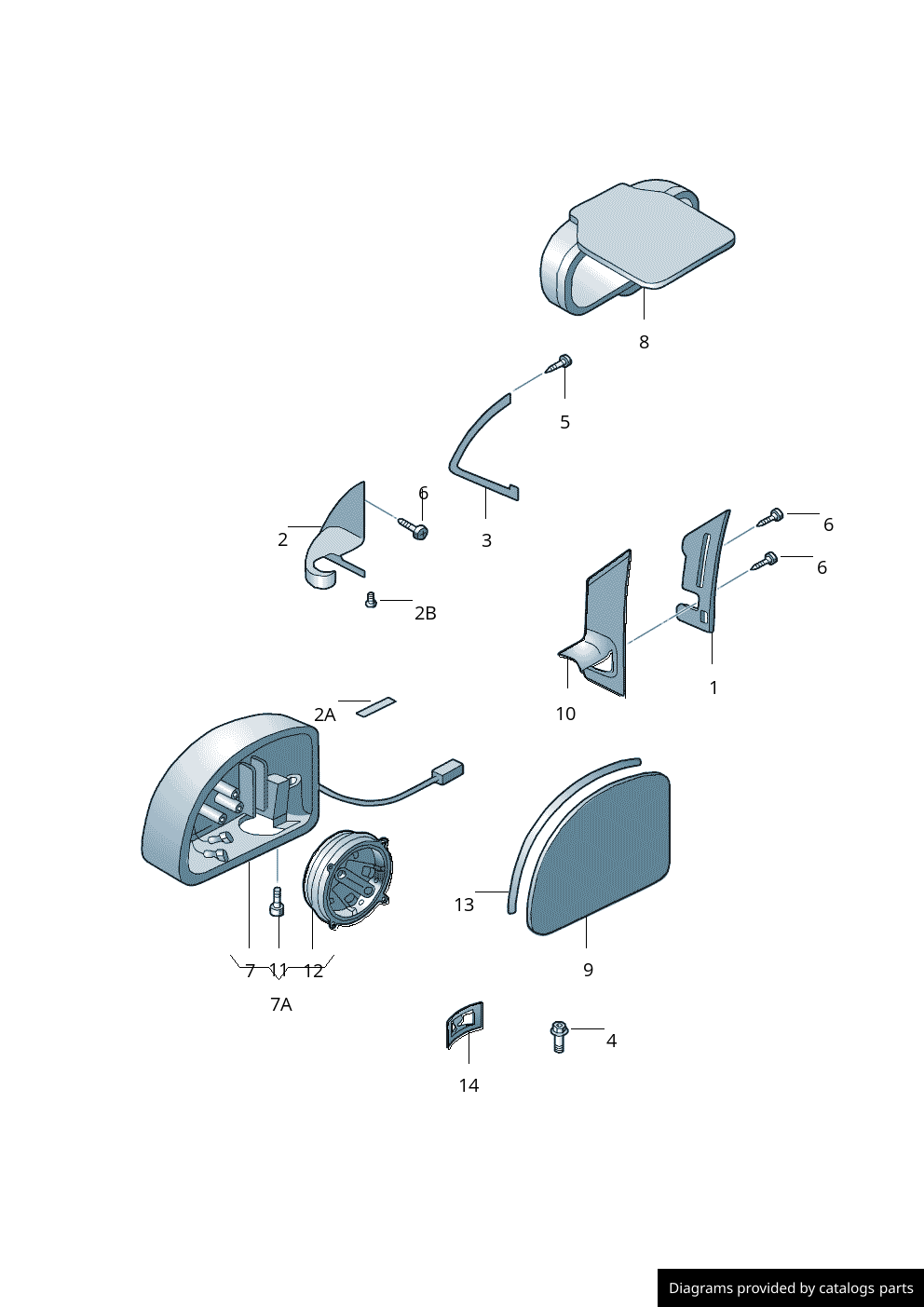 Car part diagram