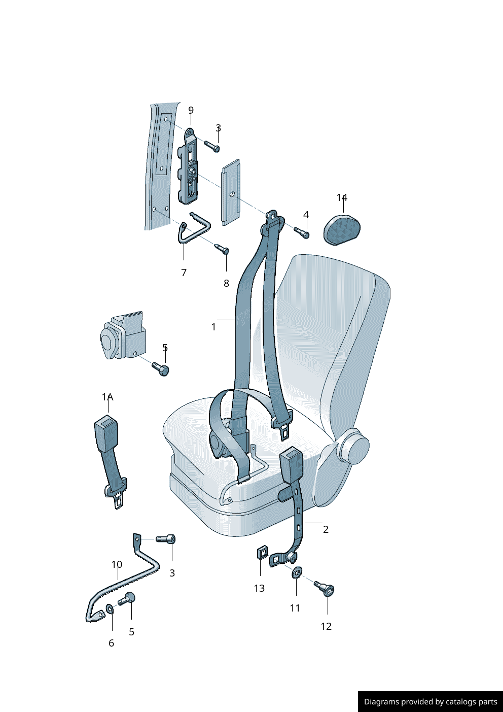 Car part diagram