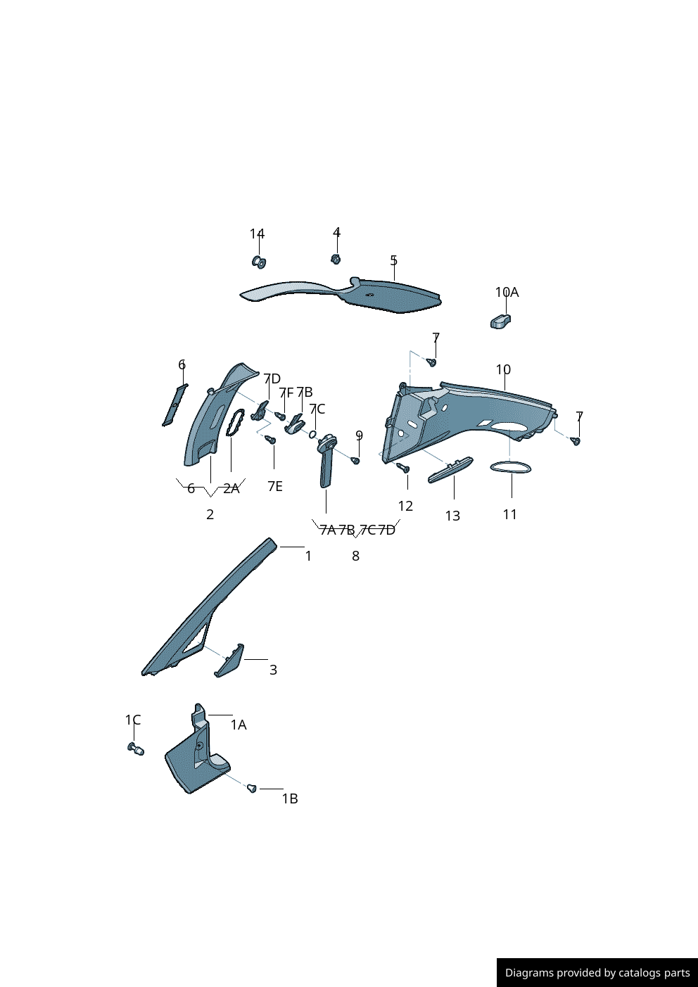 Car part diagram