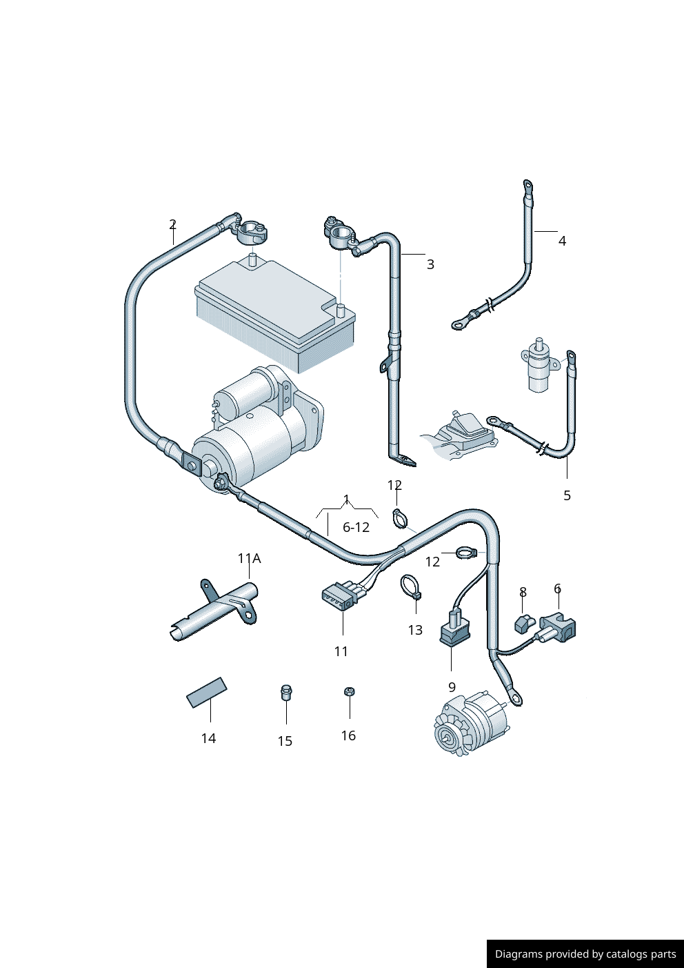 Car part diagram