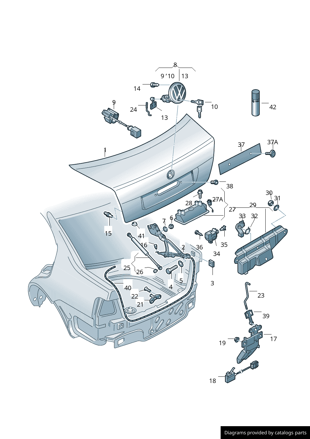 Car part diagram