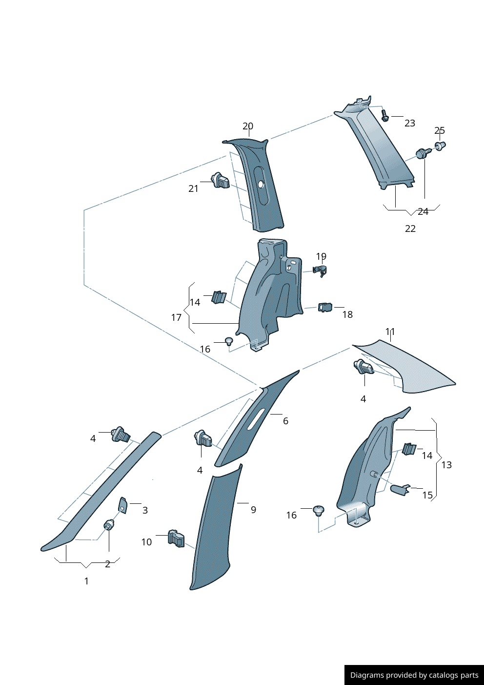 Car part diagram