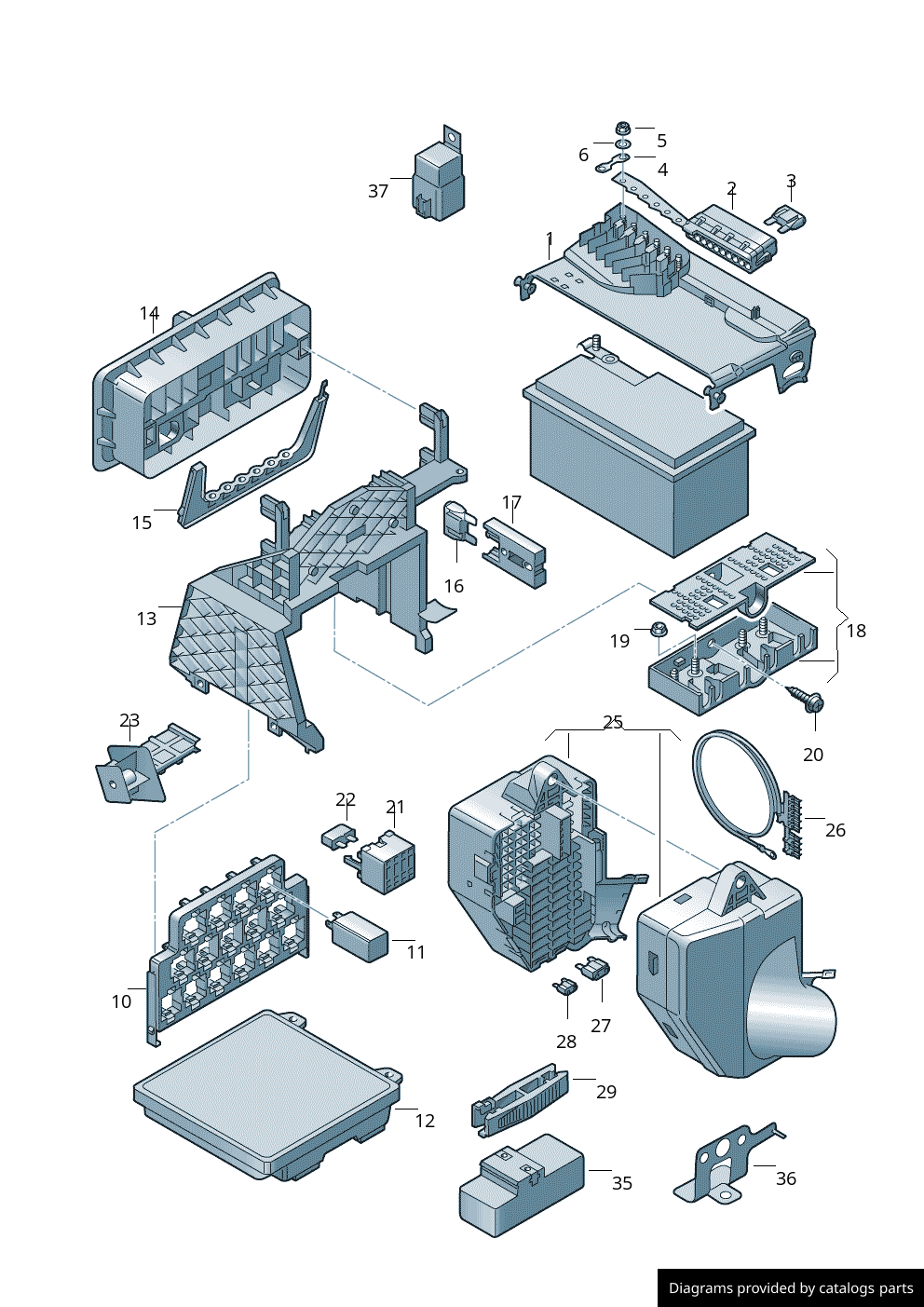 Car part diagram