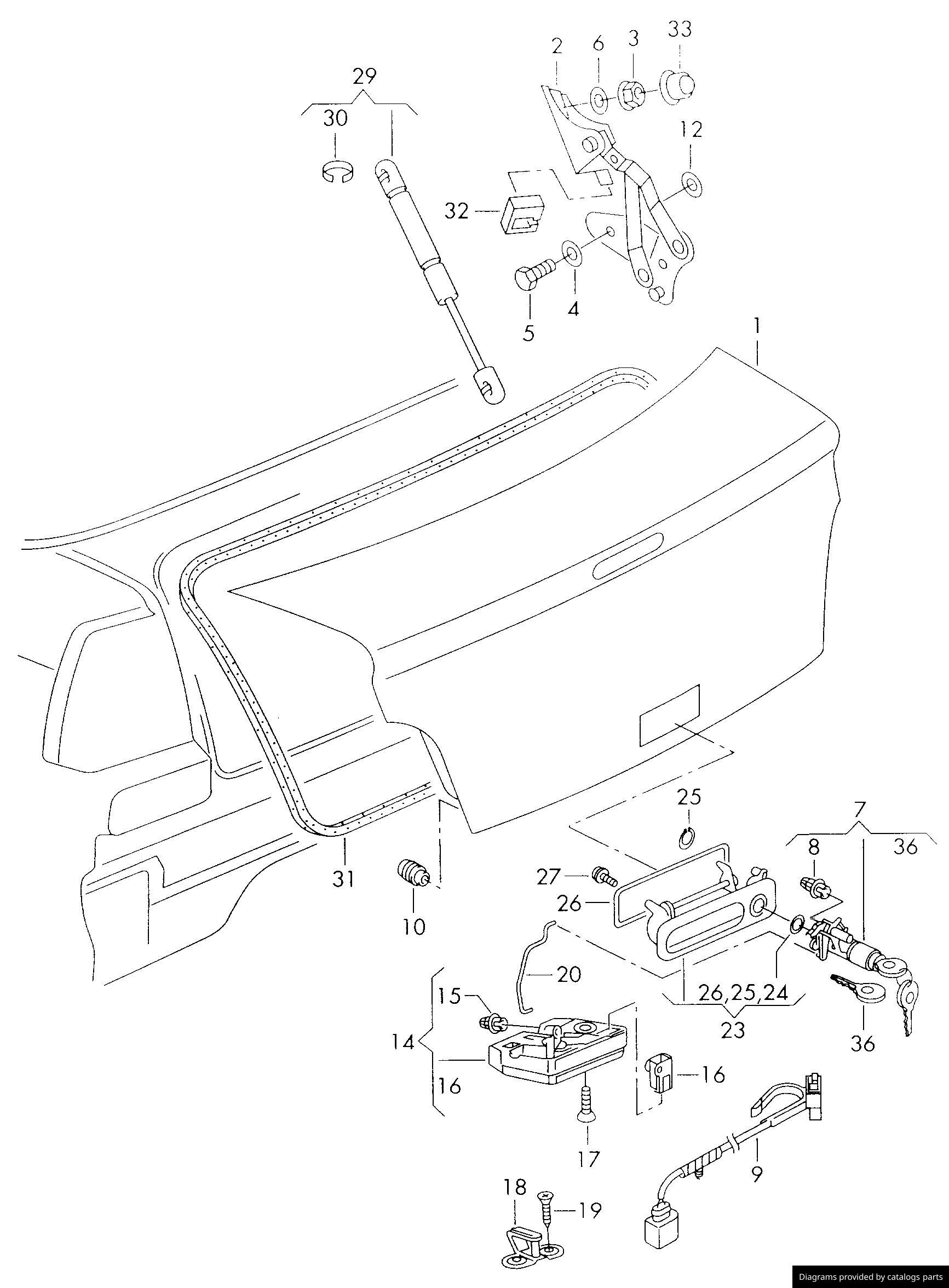 Car part diagram