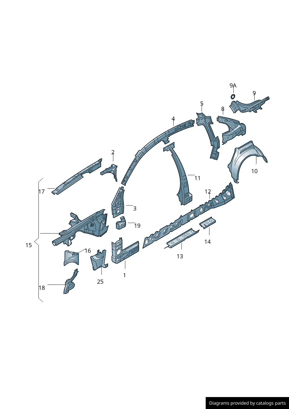 Car part diagram