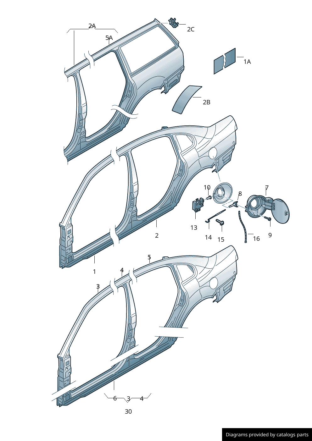 Car part diagram