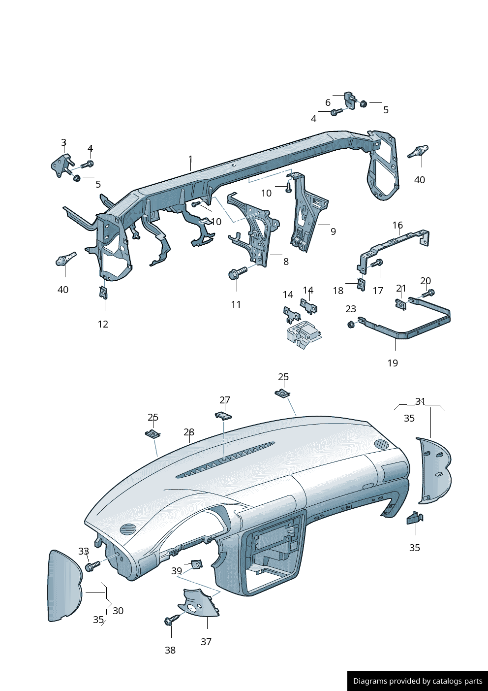 Car part diagram