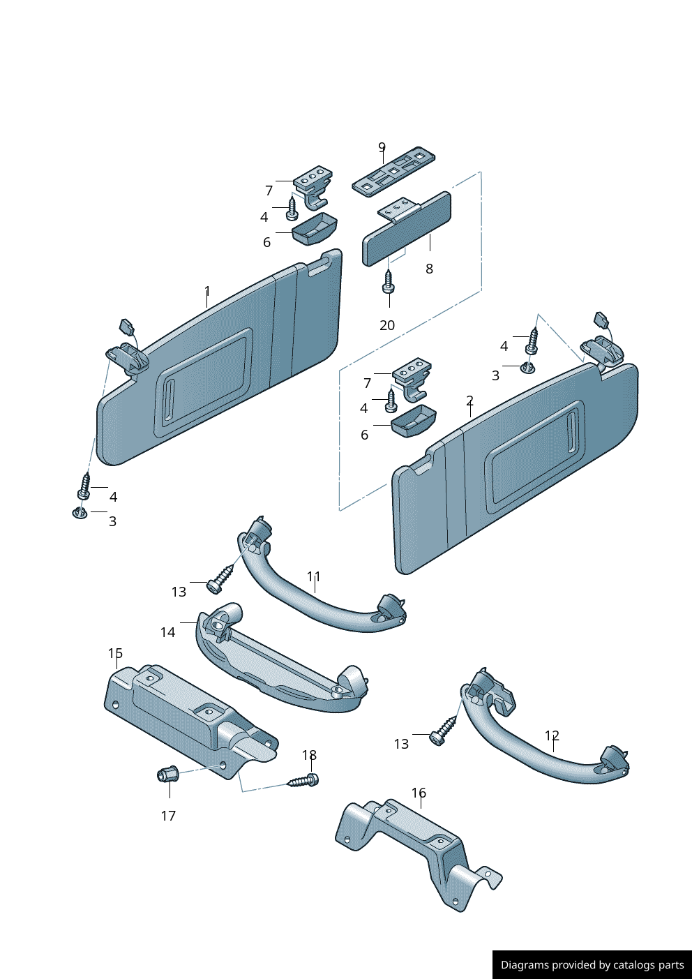 Car part diagram