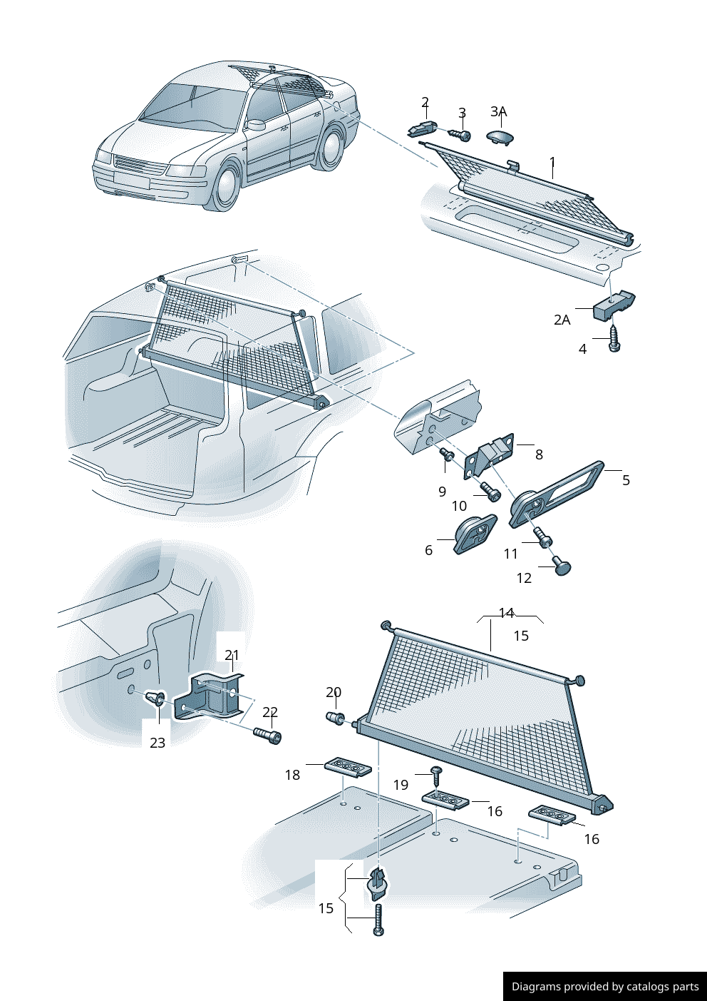 Car part diagram