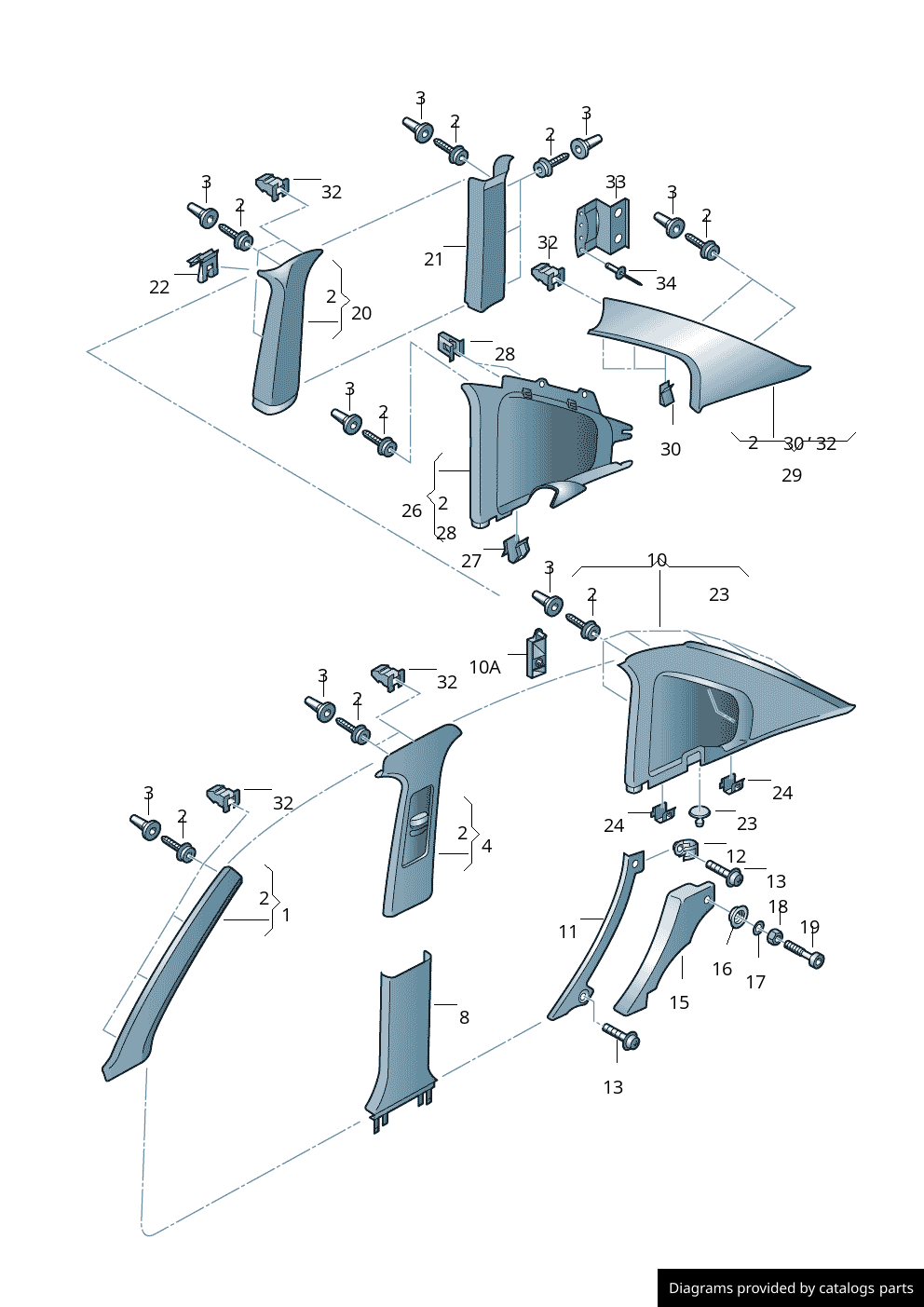 Car part diagram