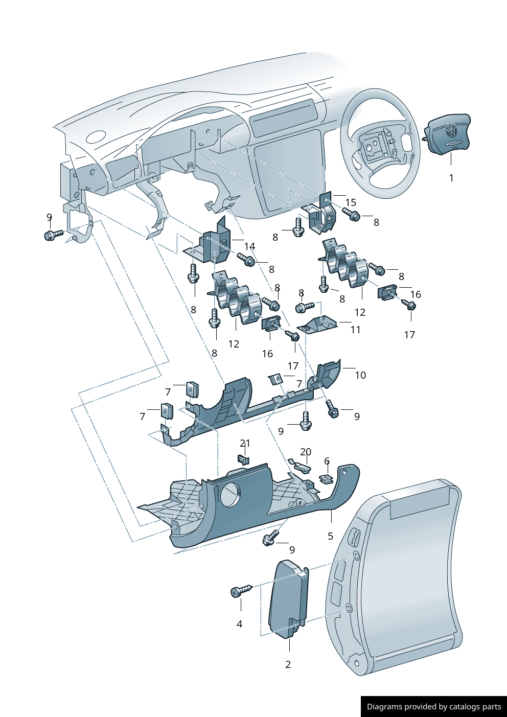 Car part diagram