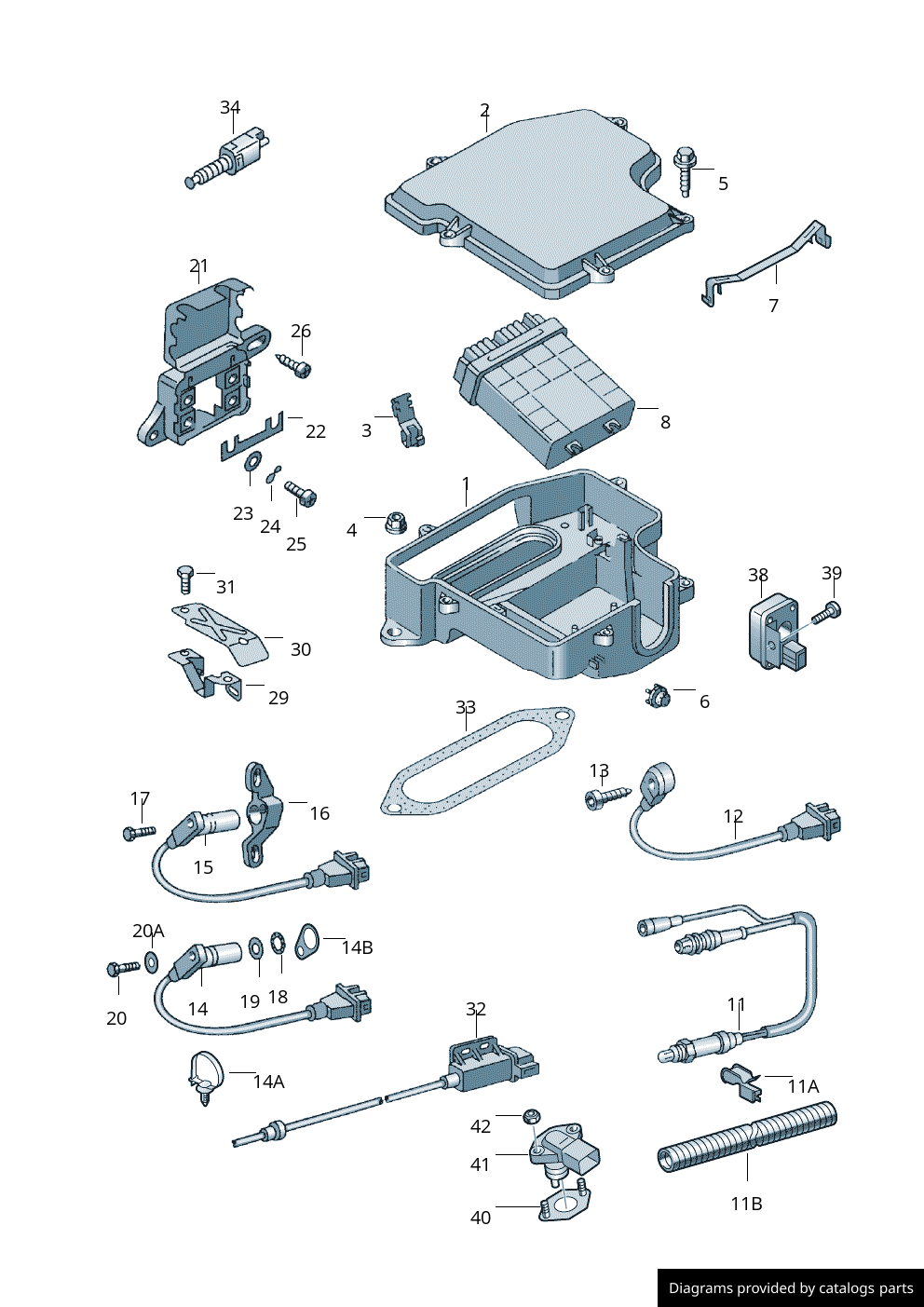 Car part diagram
