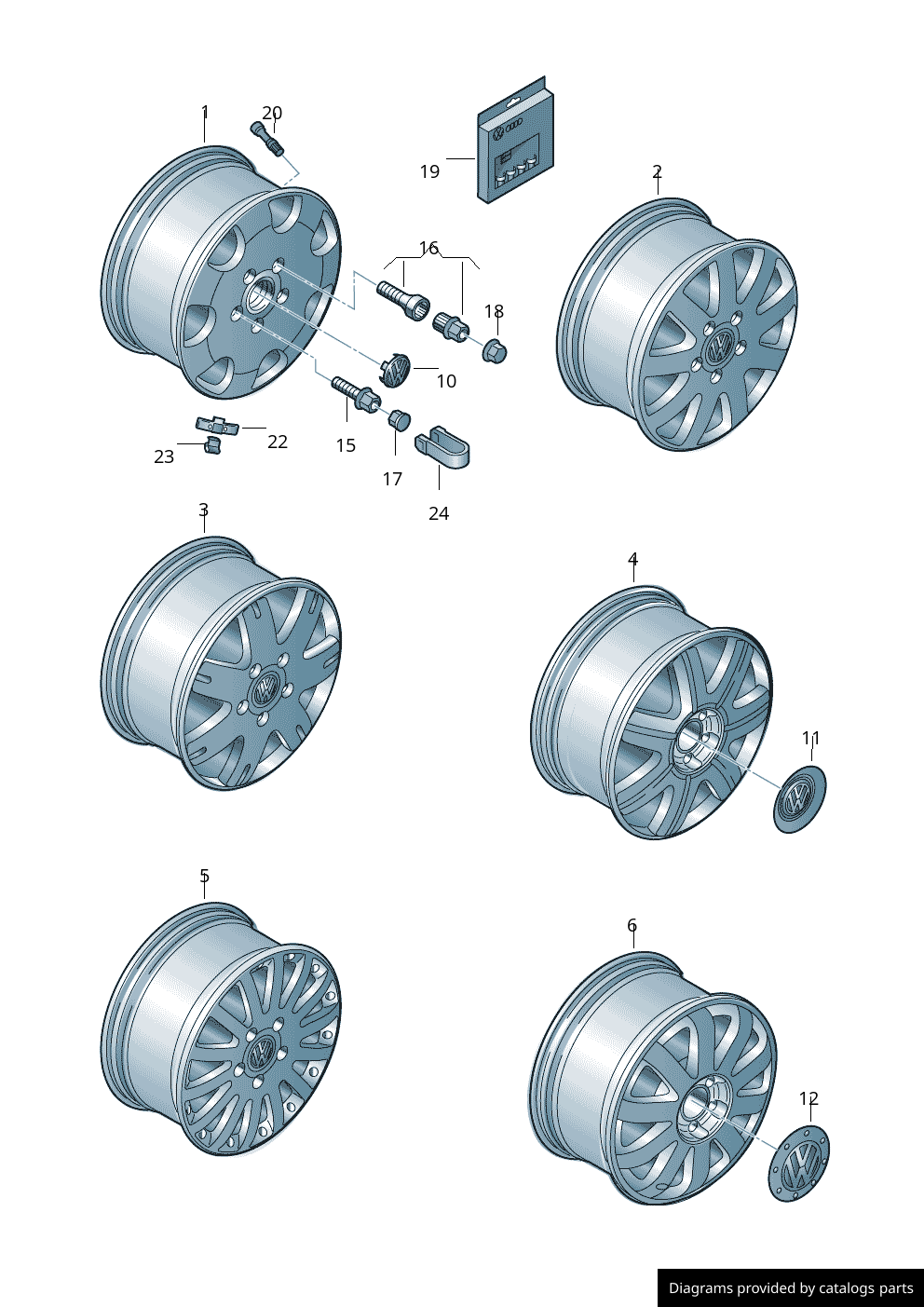 Car part diagram