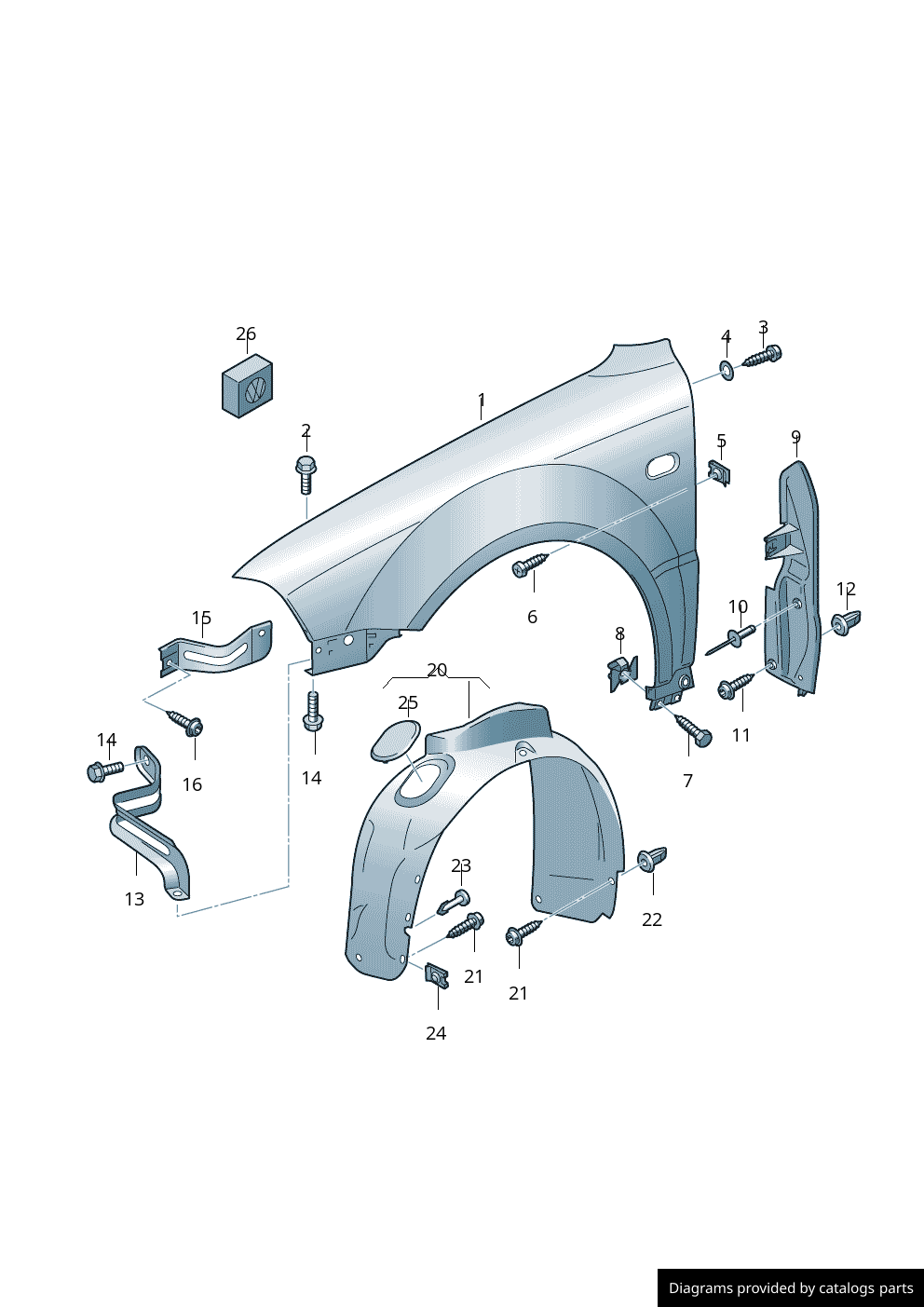Car part diagram