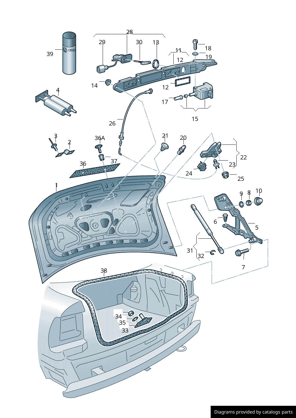 Car part diagram