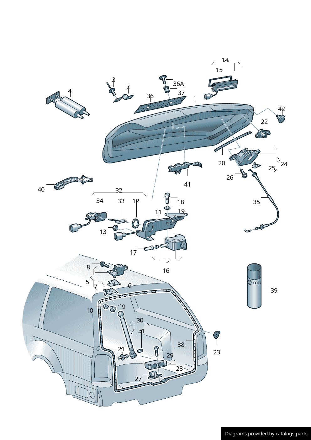 Car part diagram