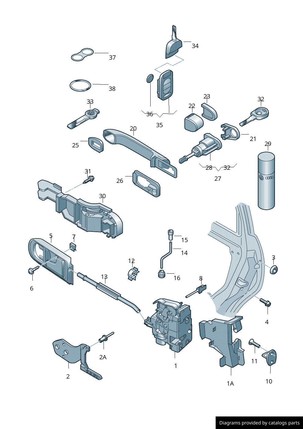 Car part diagram