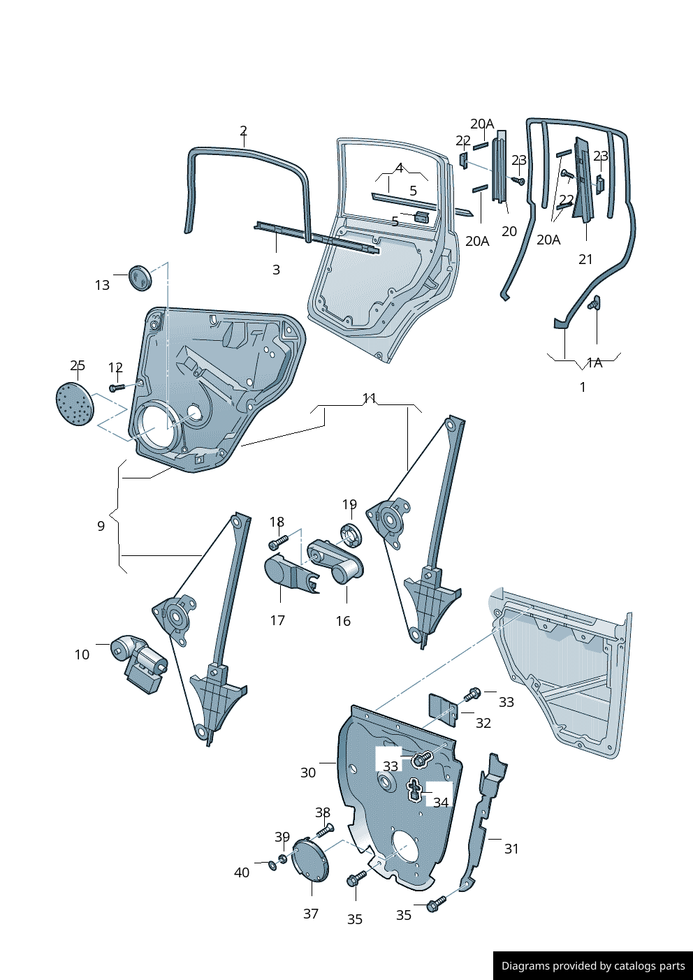 Car part diagram