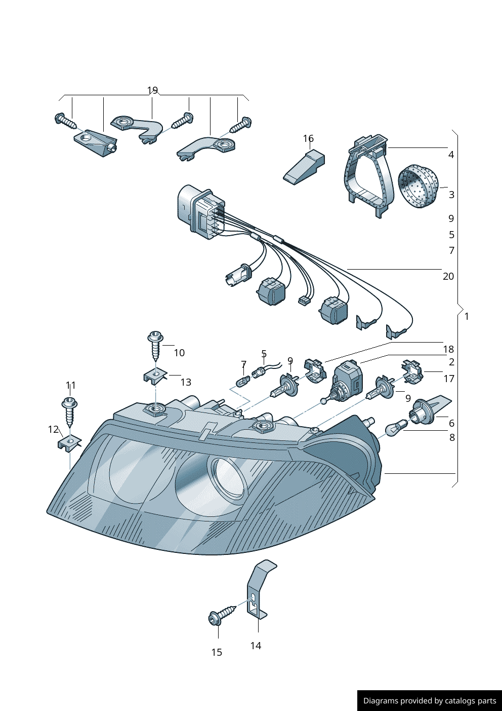 Car part diagram