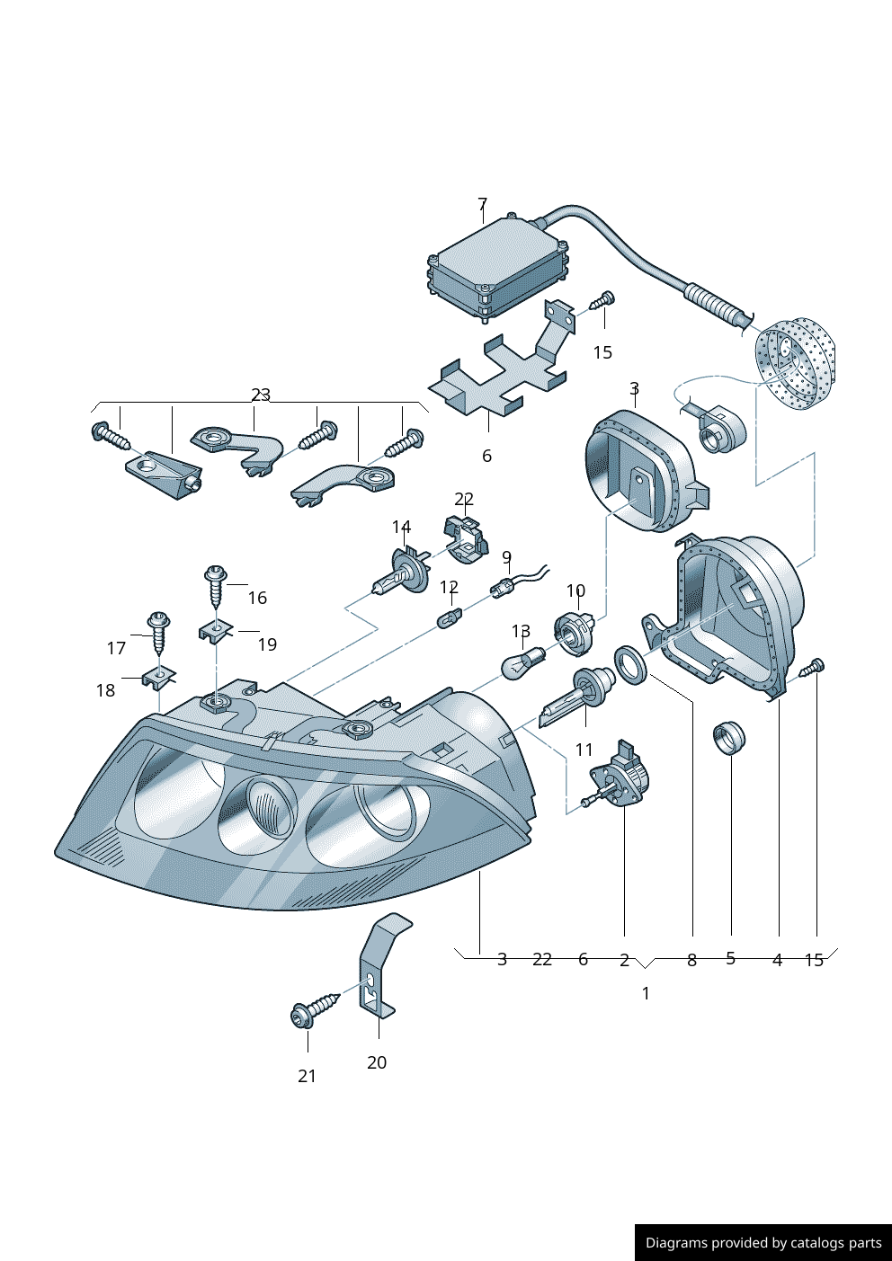 Car part diagram