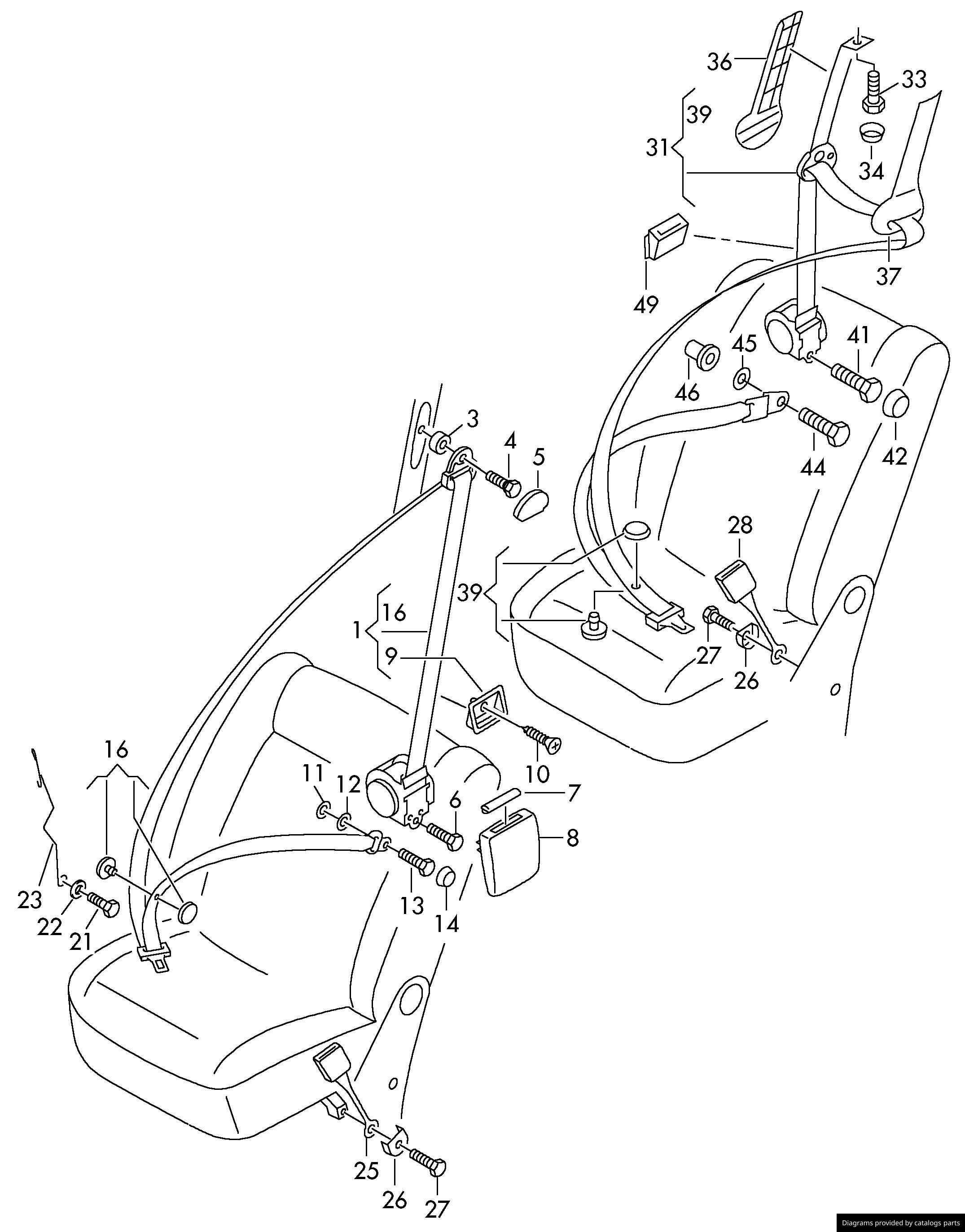 Car part diagram