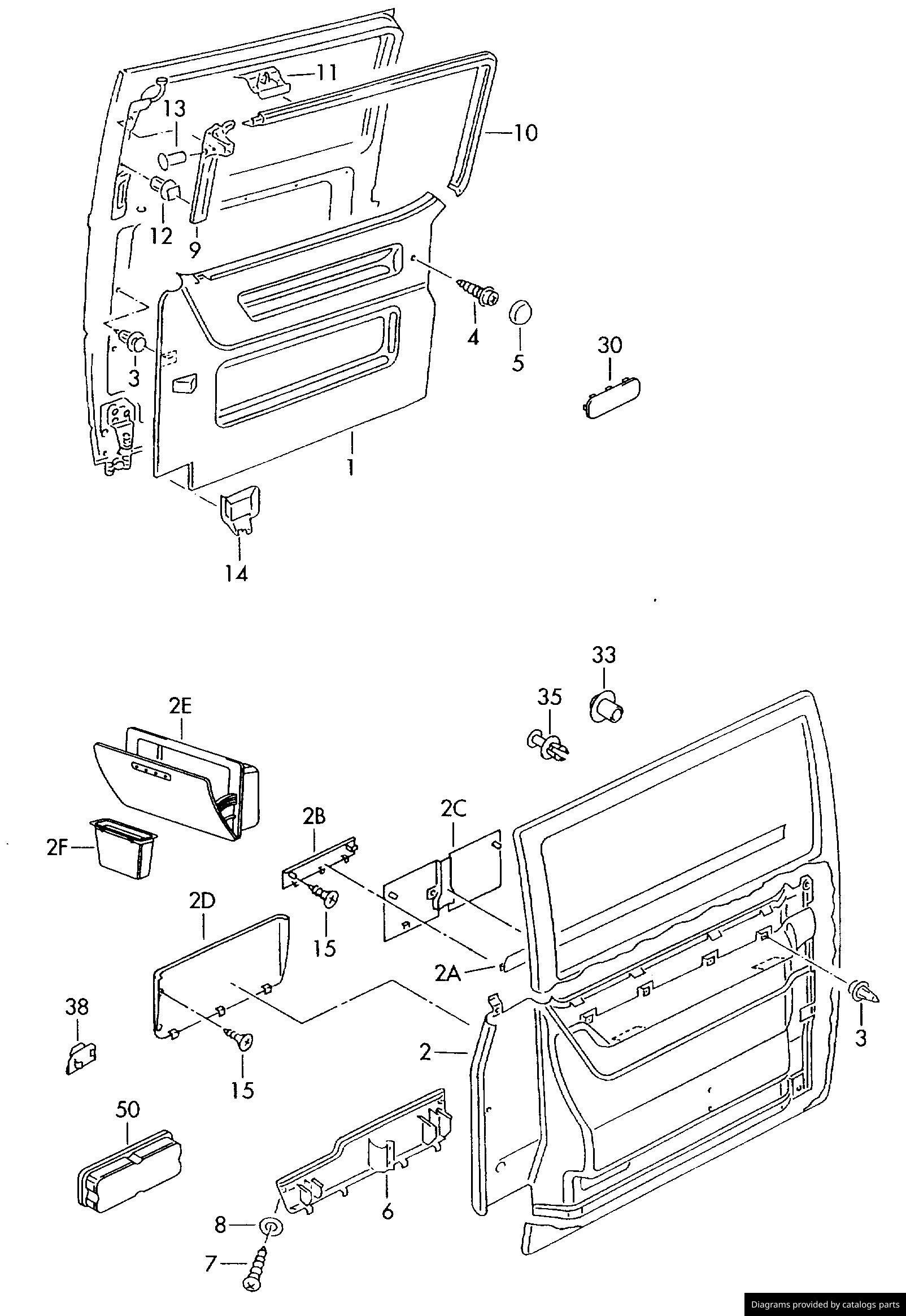 Car part diagram