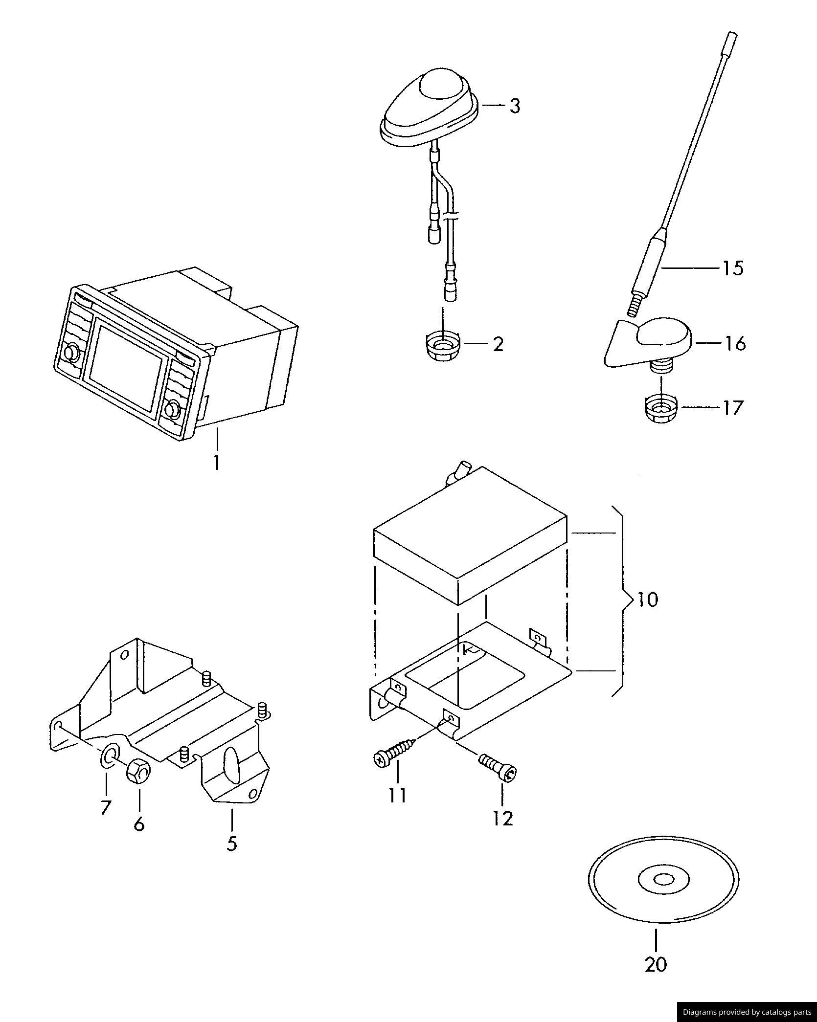Car part diagram