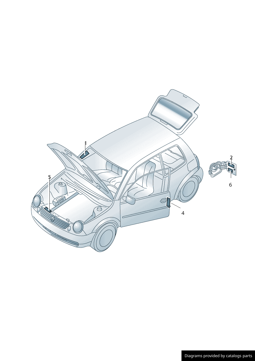 Car part diagram
