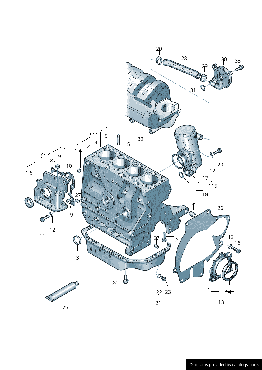 Car part diagram