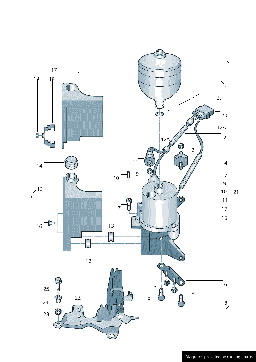 Car part diagram