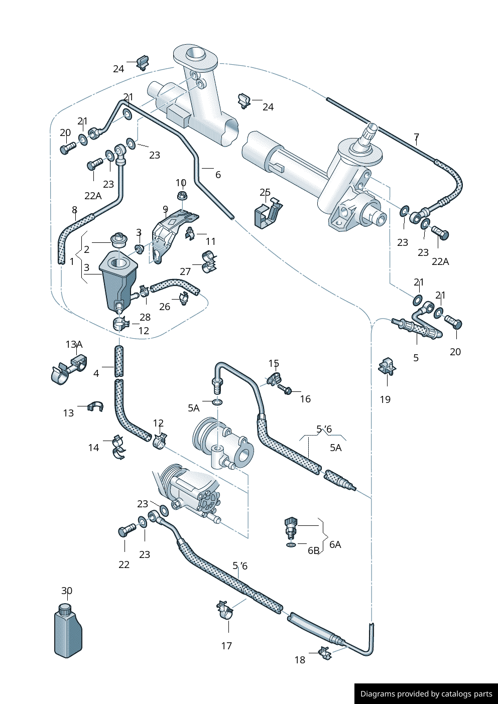 Car part diagram