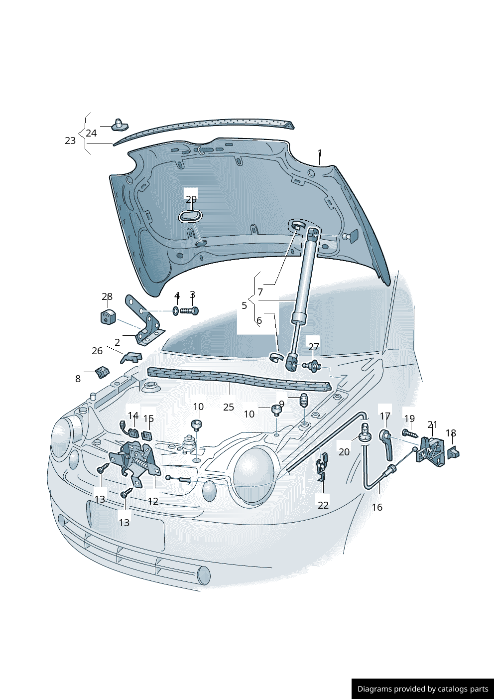 Car part diagram