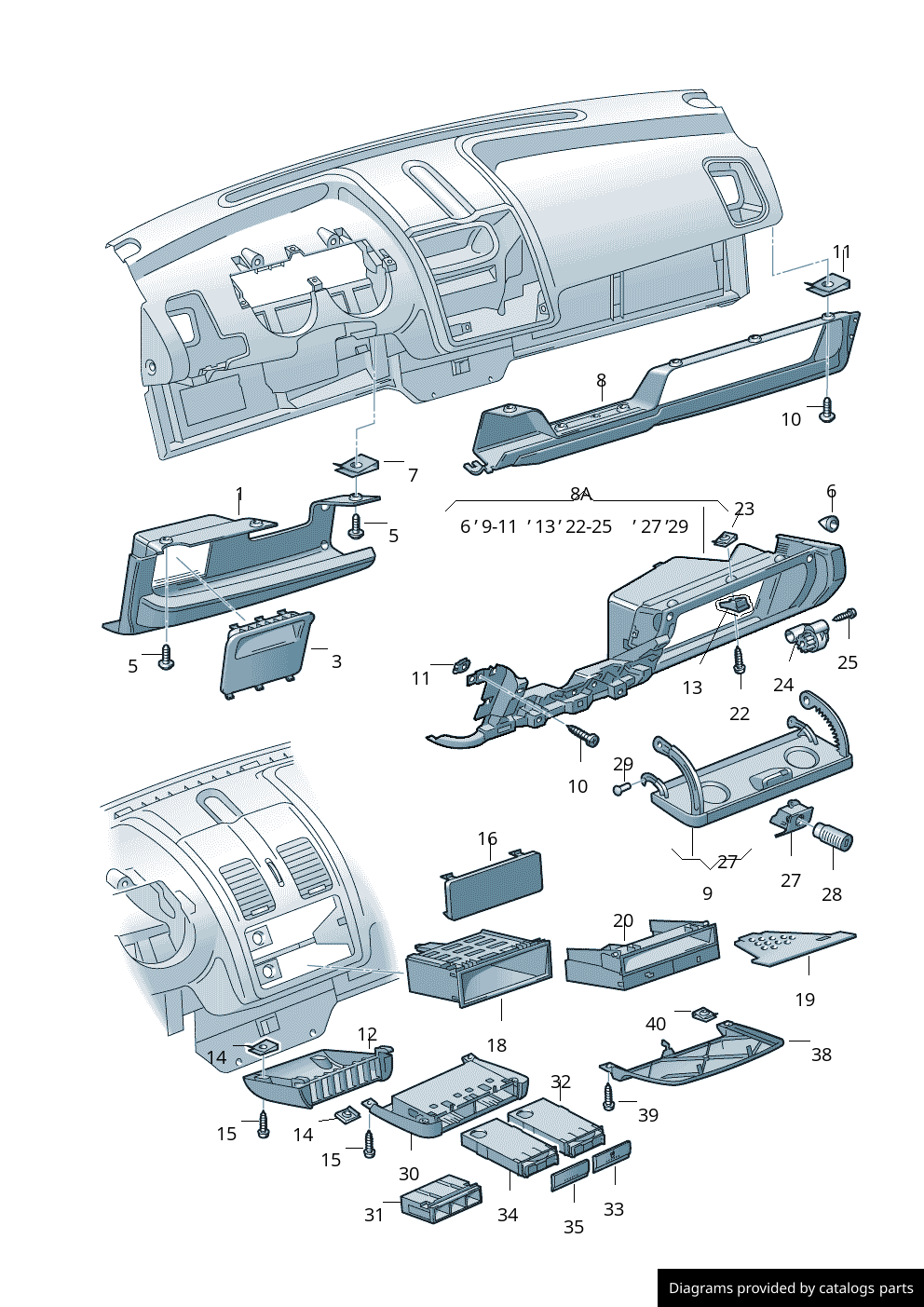 Car part diagram