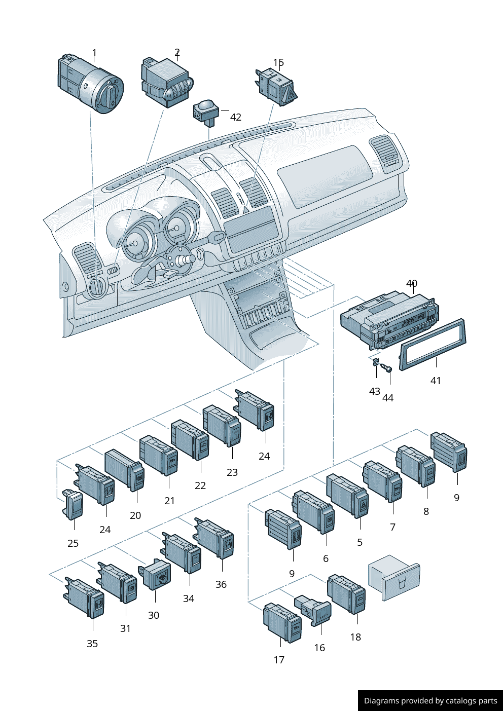 Car part diagram
