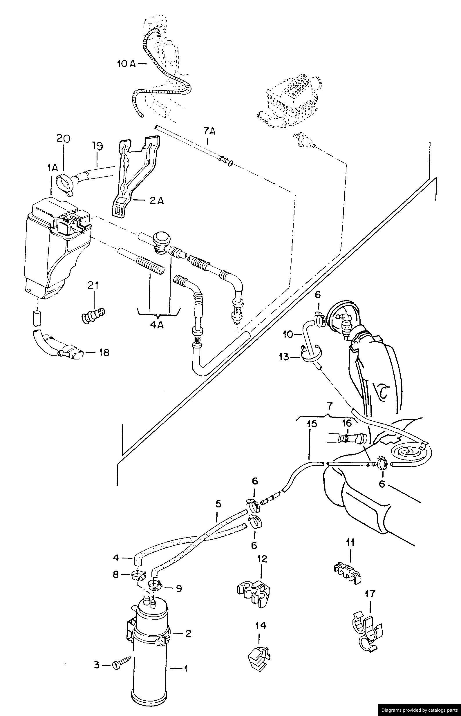 Car part diagram