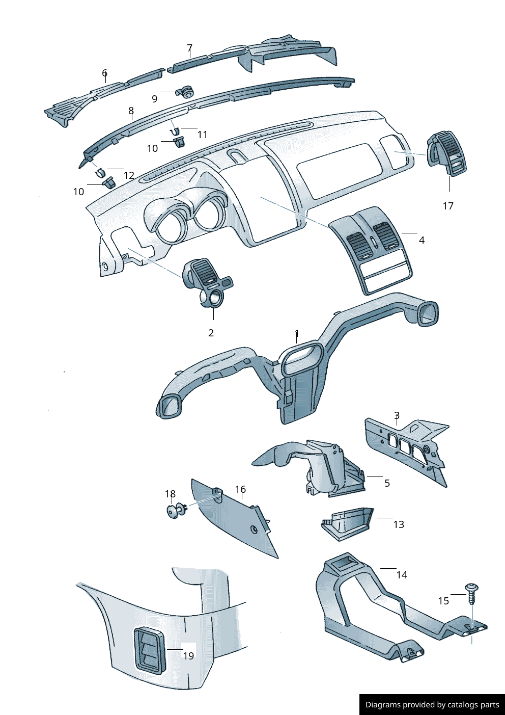 Car part diagram